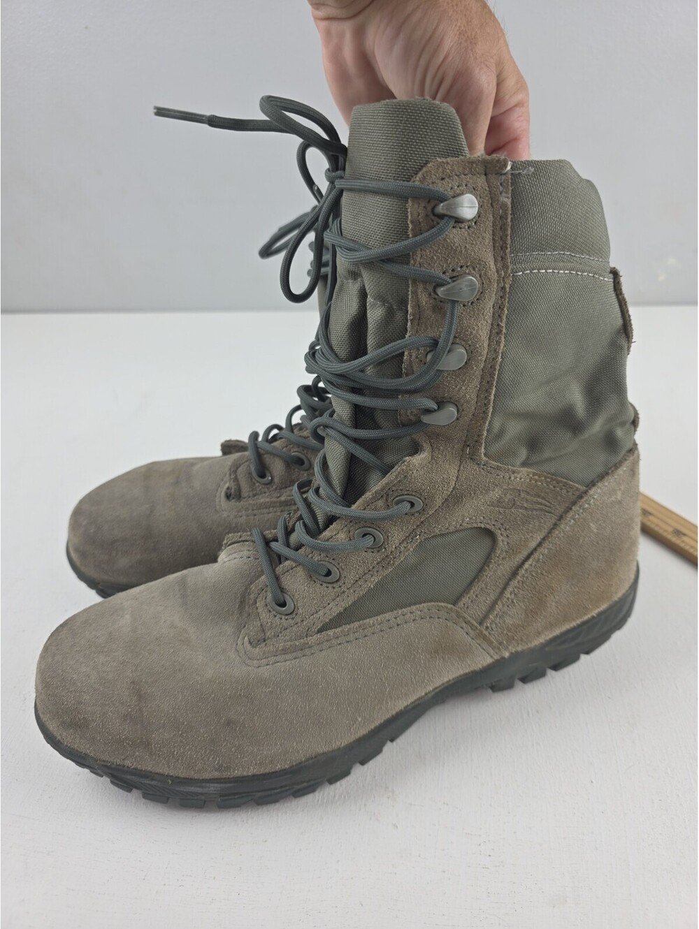 Belleville 612ST Tactical Military Combat Boots Men's Size 11 R Steel Toe Sage